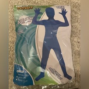 Blue Man Group Costume.  Spirit of Halloween Super Skins Costume.